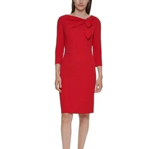 Calvin Klein Elegant Red Women's Dress